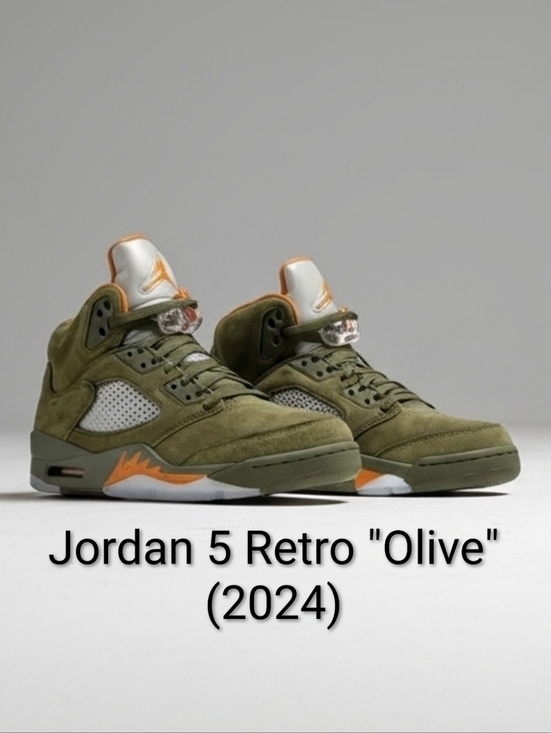 Jordan Other - Jordan 5 Retro "Olive" (2024) Mens SZ 9 Womens SZ 10.5 EUC